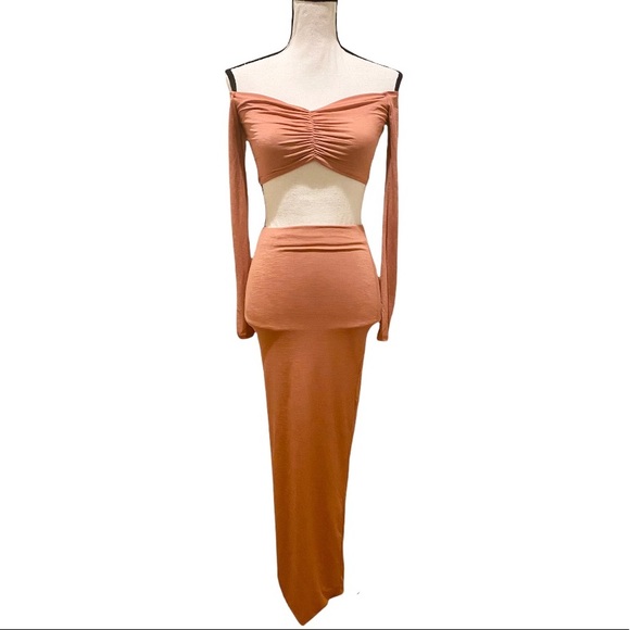 [Fashion Nova] Slinky Skirt Set - Picture 5 of 6